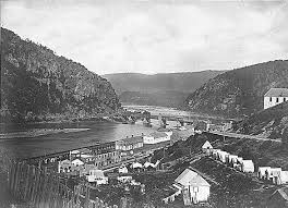a old picture of harpers ferry